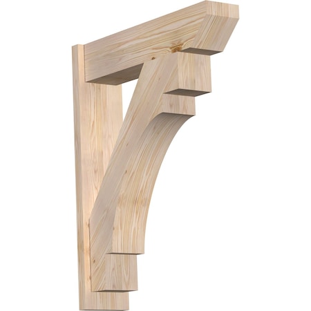 Ekena Millwork Merced Slat Smooth Outlooker, Douglas Fir, 7 1/2"W x 30"D x 38"H OUT08X30X38MRC06SDF